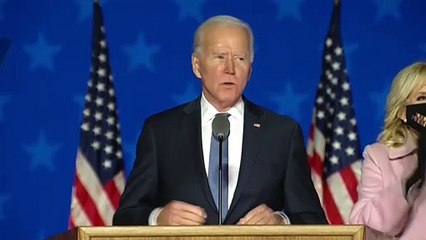 Joe Biden dice que es "optimista" y espera confirmar victoria en próximos días