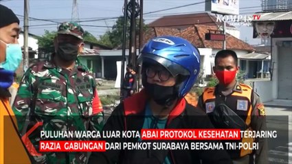 Pemkot Surabaya Gencar Razia Swab Di Perbatasan