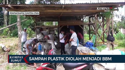 Sampah Plastik Diolah Menjadi BBM