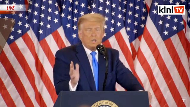 LIVE: US President Donald Trump speaks