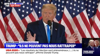 Donald Trump: "On a gagné cette élection"