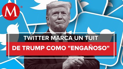 ¿Por qué Twitter marca como "engañoso" mensaje de Trump sobre robo de elección?