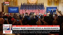 Election US: Regardez l'intégralité du discours de Donald Trump ce matin en direct de la Maison Blanche où il annonce sa victoire 