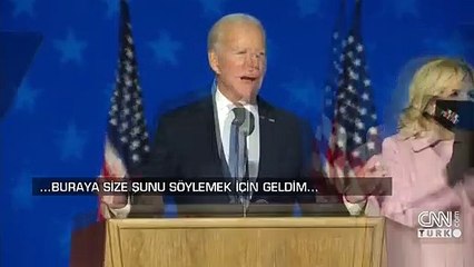 Скачать видео: ABD Başkan adayı Joe Biden'dan ve Trump'tan ilk açıklama | Video