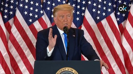 Trump: "Esto es un fraude y una vergüenza, hemos ganado las elecciones"