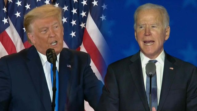 [뉴스큐] 트럼프·바이든 내가 승리 신경전...최종 승자 전망은? / YTN