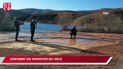 Download Video: Dünyanın tek traverten set gölü ‘kesin korunacak hassas alan’ ilan edildi