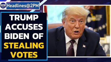 Trump accuses Biden of stealing votes, 'will go to Supreme Court' | Oneindia News