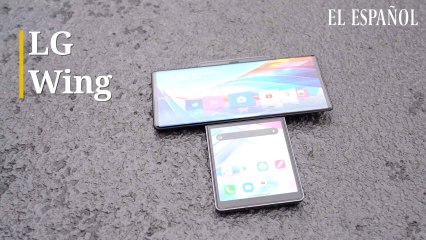 Probamos el LG Wing, el móvil que se gira