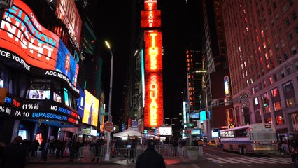 US elections: New Yorkers in Times Square say results too early to call