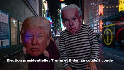 Election présidentielle : Trump et Biden au coude à coude