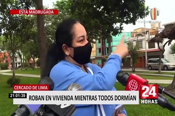Ladrones ingresaron sin forcejear puertas de casa en el Cercado de Lima