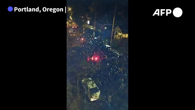 US Elections: Hundreds of protesters march through Portland as election result looms