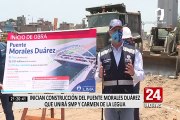Inician construcción del puente Morales Duárez que unirá San Martín de Porres y Carmen de la Legua