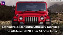 2020 Mahindra Thar Officially Unveiled in India; Expected Prices, Features, Variants & Specifications