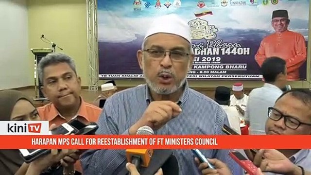 Harapan MPs call for reestablishment of FT Ministers Council