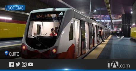 Uno de los trenes del metro recorrió todo el trayecto de sur a norte