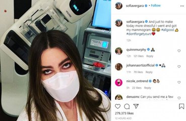 Sofia Vergara undergoes mammogram