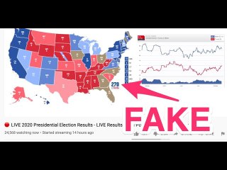 YouTube channels made money off of fake election results livestreams