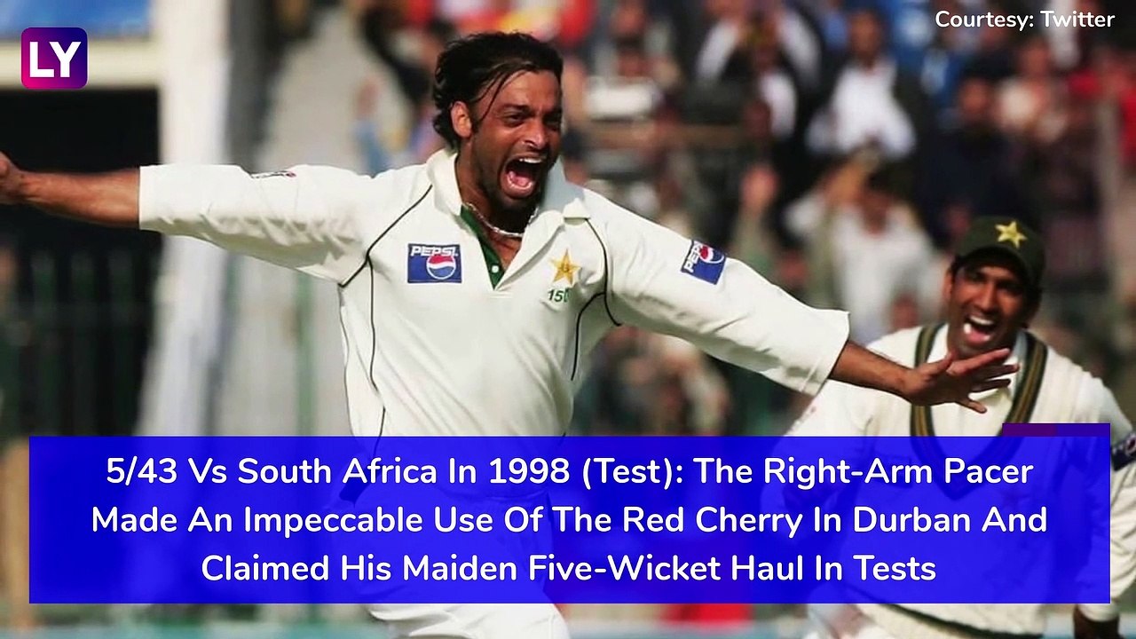 Happy Birthday Shoaib Akhtar: Top Performances By The Rawalpindi Express