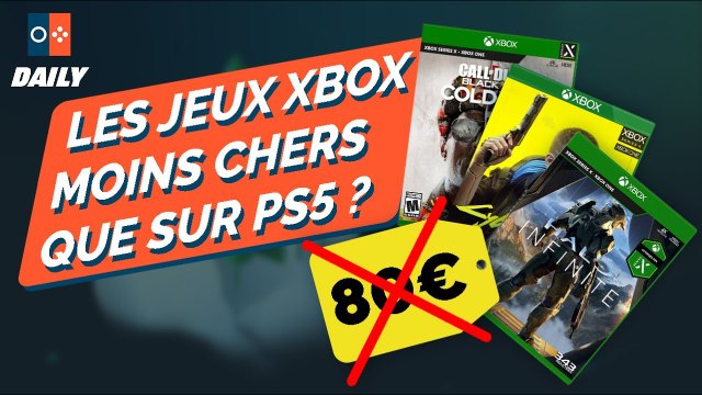 XBOX : des jeux MOINS CHERS que les jeux PS5 ? - JVCom Daily