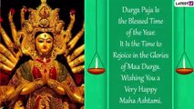 Durga Ashtami 2020 Wishes in English, WhatsApp Messages, HD Images and Greetings to Celebrate Pujo