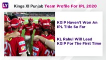 KXIP Team Profile for IPL 2020: Stats And Records, KL Rahul, Glenn Maxwell As Key Players