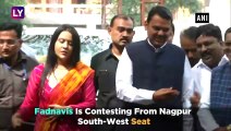 Maharashtra Assembly Elections 2019: Devendra Fadnavis, Wife Amruta Cast Vote In Nagpur