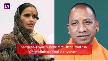 Kamlesh Tiwari Murder Case: Culprits Should Be Hanged, Says Wife After Meeting CM Yogi Adityanath