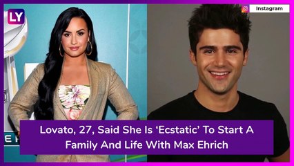 Demi Lovato & Max Ehrich Are Engaged! Singer Flaunts Her Stunning Engagement Ring & Some Dreamy Pics