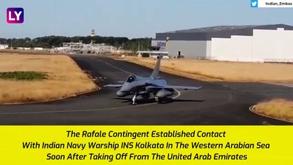 First Batch Of 5 Rafale Jets Touch Down At Ambala Air Base, “Welcome Home, Golden Arrows” Says IAF