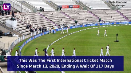 ENG vs WI, 1st Test 2020 Day 1, Stat Highlights: Rain Spoils Crickets Return To Action