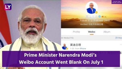 PM Narendra Modi Quits Weibo, Deletes All Posts & Profile Picture From Chinese Microblogging Site