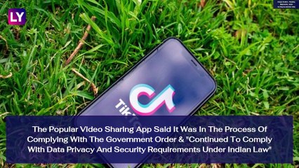 TikTok Responds To India Ban, Says Invited To Submit Clarifications; China Says Move Discriminatory