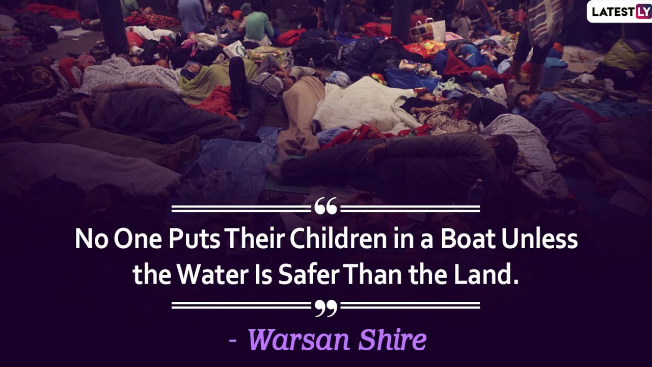 World Refugee Day 2020: Powerful Quotes to Raise Awareness on Refugee  Crisis Around the World, image size:1280x720