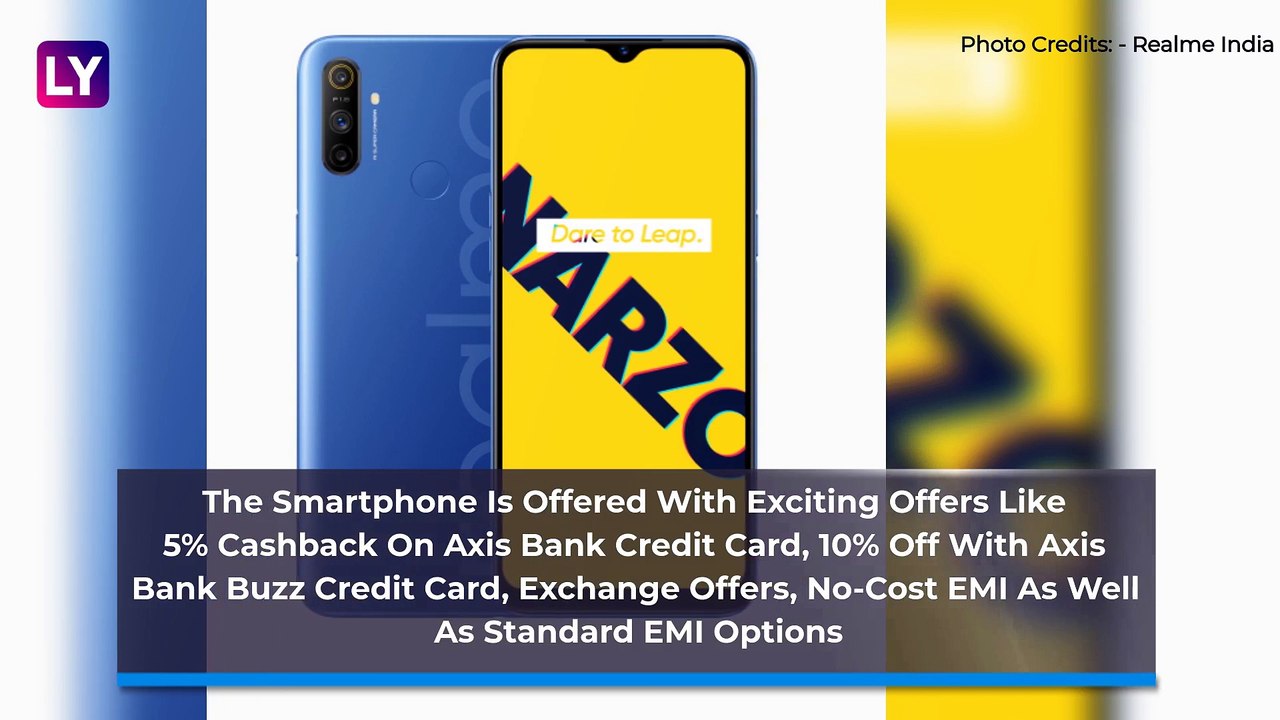 Realme Narzo 10A with a 5,000mAh Battery Goes on Sale in India; Check Prices, Offers, Features, Variants & Specifications