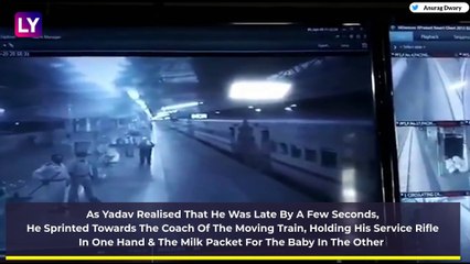 Railway Cop Runs Along Moving Train To Provide Milk For Infant, Gets Cash Reward From Piyush Goyal
