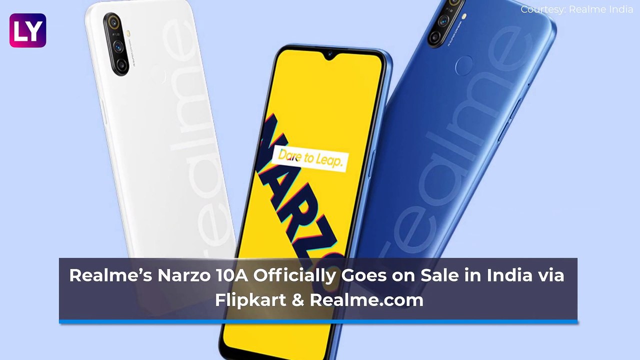 Realme Narzo 10A with MediaTek Helio G70 SoC Goes on Sale in India; Check Prices, Offers, Features, Variants & Specifications
