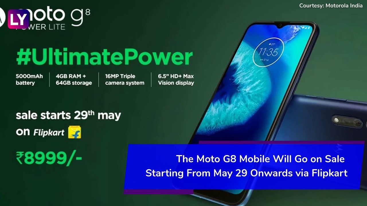 Motorola Moto G8 Power Lite with a 16MP Triple Rear Camera Setup Launched in India; Price, Features, Variants & Specs