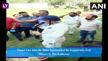 Manoj Tiwari Participates In A Cricket Match Without A Mask While Violating Social Distancing Norms