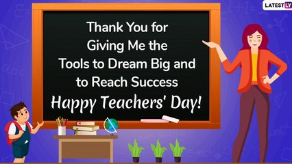 Download Video: National Teachers' Day 2020 Wishes: Quotes And Messages To Send Thanking Educators