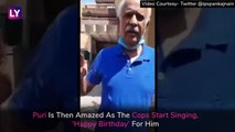 Elderly Man Moved To Tears As Panchkula Cops In Haryana Surprise Him On Birthday Amid The Lockdown