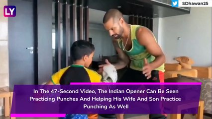 Shikhar Dhawan Shares Workout Video With Wife Ayesha, Slams The Rising Cases Of Domestic Violence