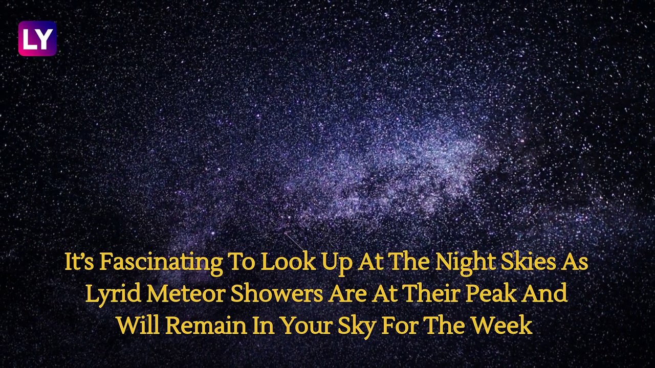 Lyrid Meteor Shower 2020: Shooting Stars Light Up The Night Sky During Annual Shower Of April