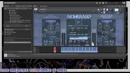 AETHER ARP Crea pasajes sonoros ambientes AUDIOFIER LIBRARY - SAMPLES KONTAKT