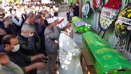 Depremde hayatını kaybeden nine ve torunu Nazilli’de toprağa verildi