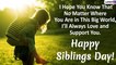Happy Siblings Day 2020 Greetings: WhatsApp Messages & Wishes To Send To Your Brother & Sister