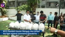 Sourav Ganguly, BCCI President, Distributes Food Packets To Needy People In Kolkata Amid Lockdown