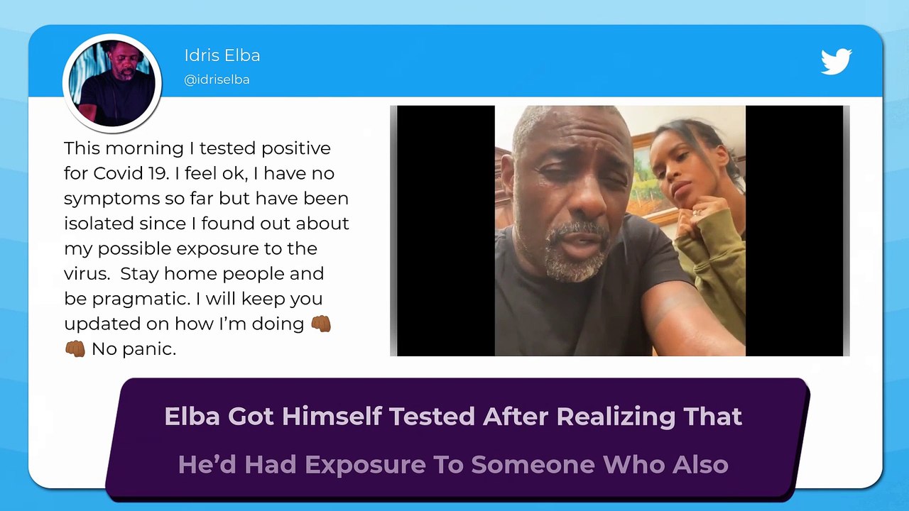 This Is What Idris Elba & Olga Kurylenko Have To Say After Testing Positive For Coronavirus