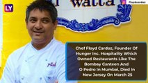 Floyd Cardoz, Indian-American Celebrity Chef Dies Of Coronavirus In New York, Aged 59